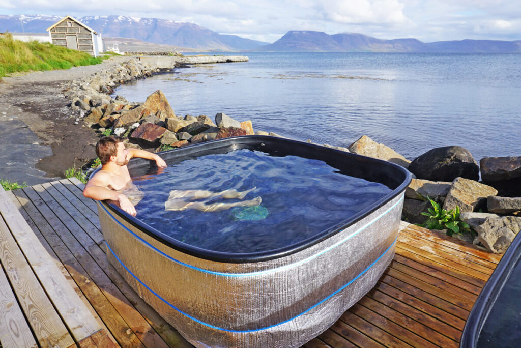 Hot Tube Hauganes Island Norden