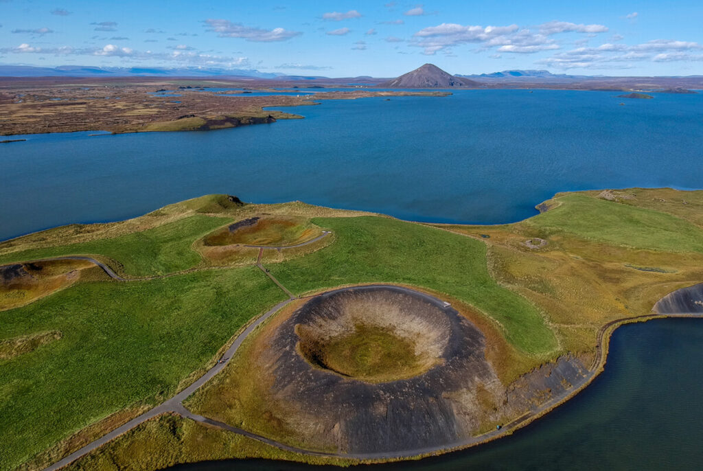 Mývatn Pseudokrater Island