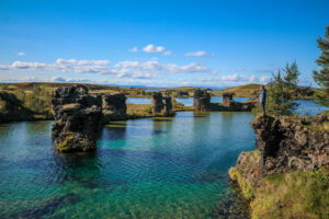 Mývatn Naturschutzgebiet Höfdi