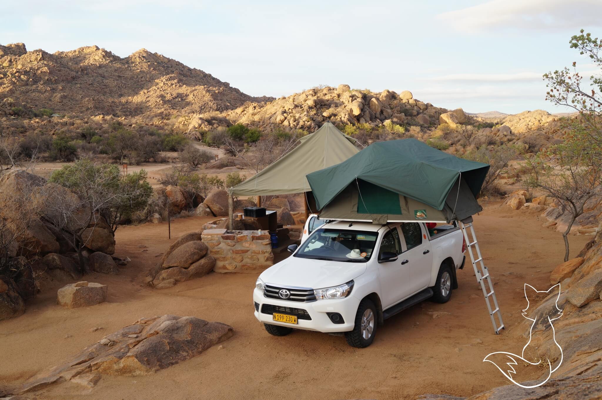 Namibia Highlights Camper Dachzelt Roadtrip