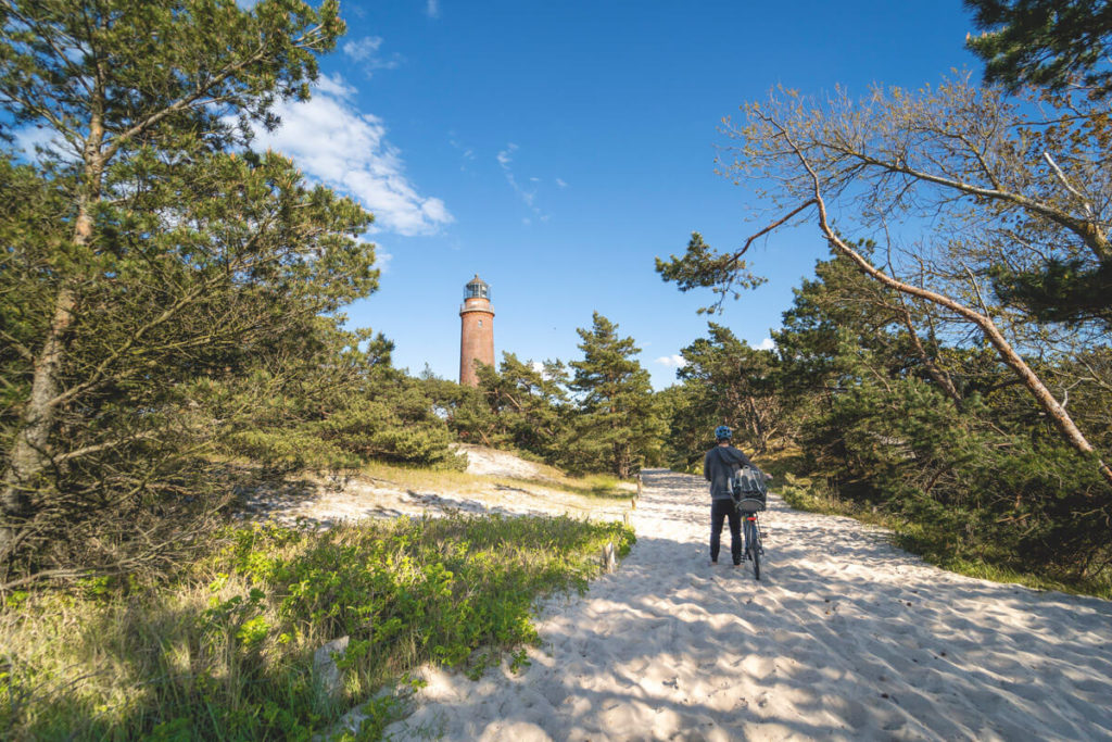 Weststrand-Leuchtturm-Fischland-Darss