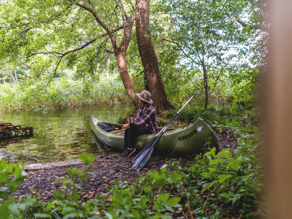 Wasserwanderung-Mecklenburg-Vorpommern-Havel-Pause