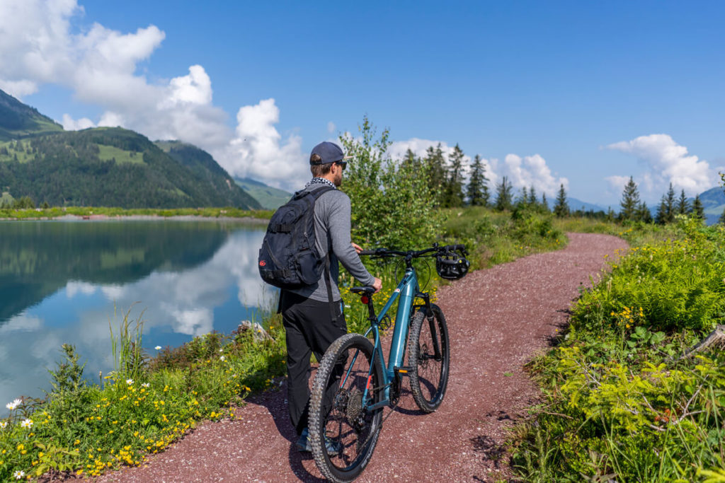 Fahrradverleih-Fieberbrunn-Speichersee-Streuboeden