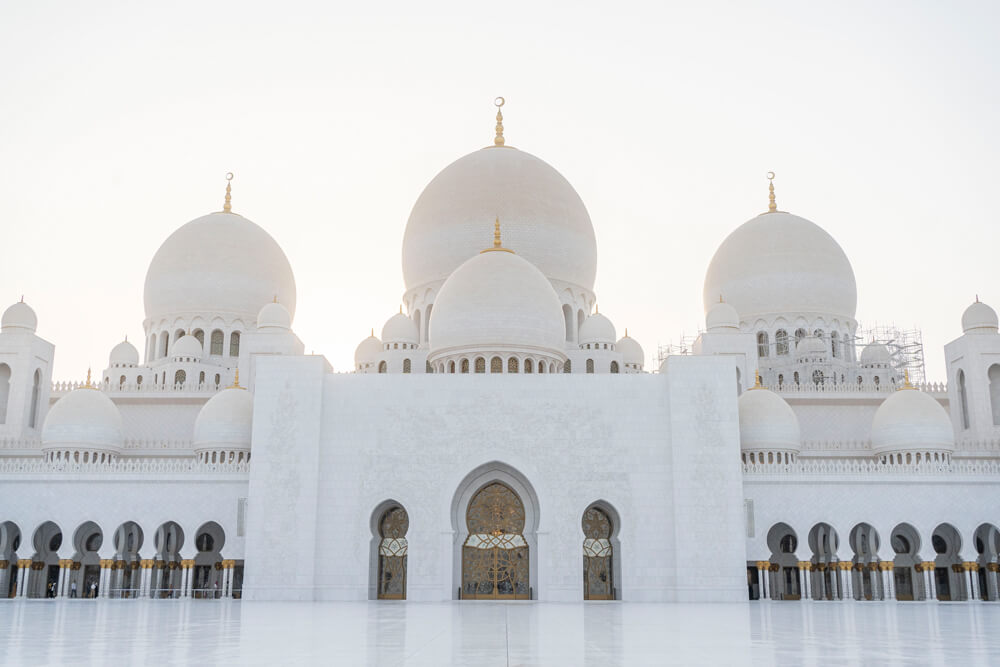 Scheich Zayid-Moschee Abu Dhabi Stopover