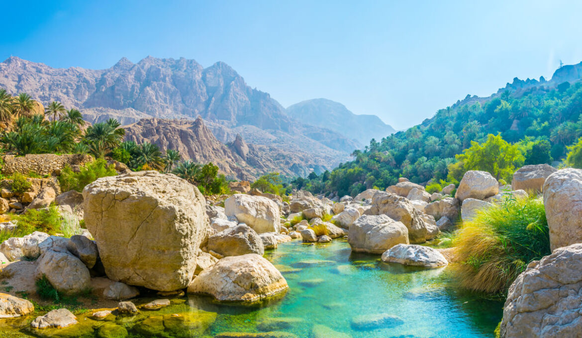 Oman Sehenswürdigkeiten Wadi Tiwi