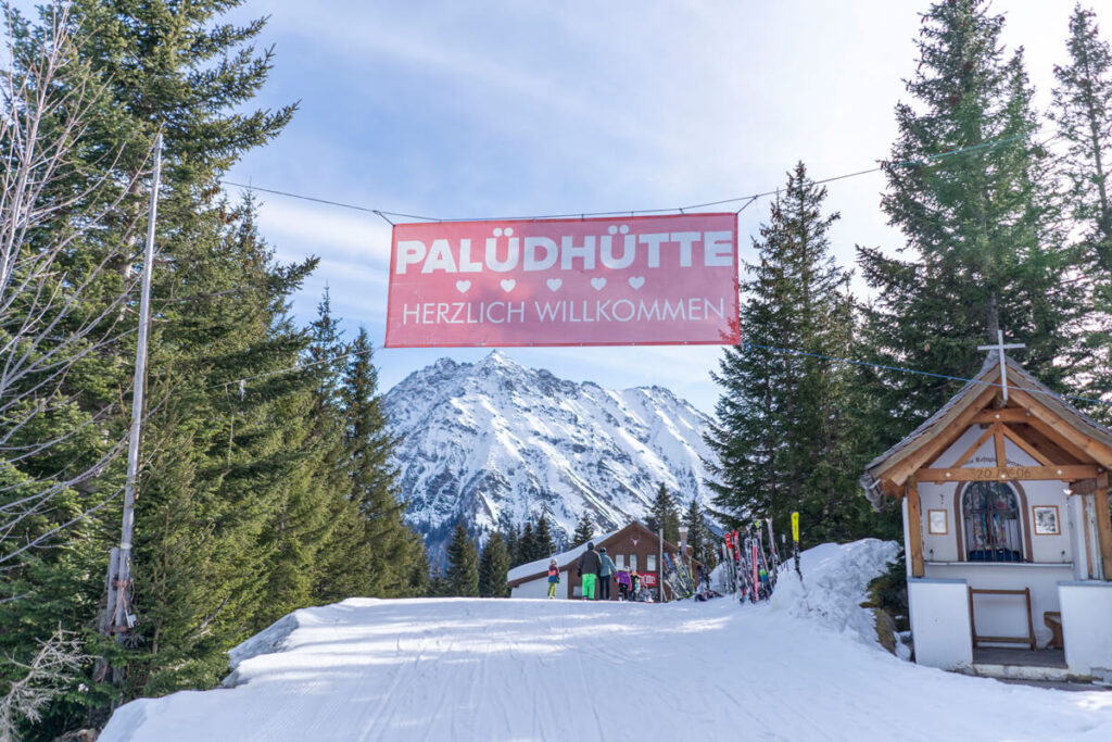 Schneeschuhwanderung Brandnertal Palüdhütte