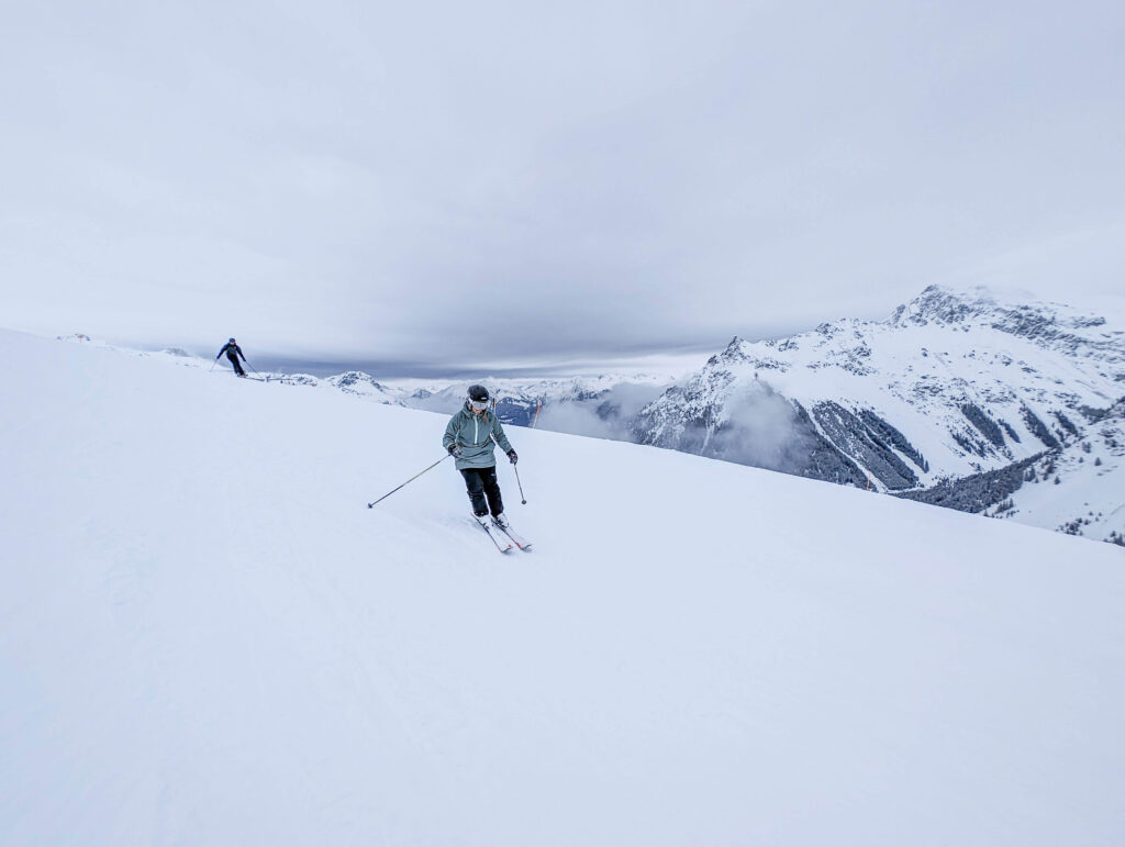 Winter Montafon Skipiste Gargellen