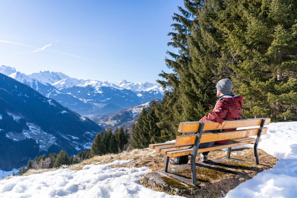 Montafon Winterwanderung Kristberg