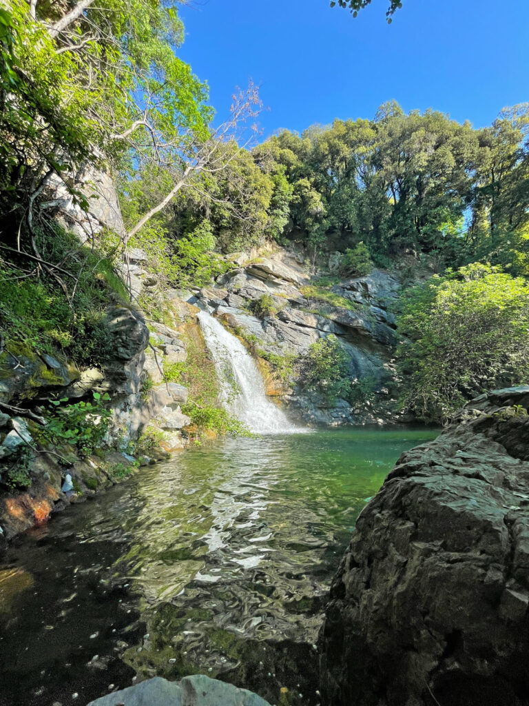 Campingplatz Merendella Wasserfall