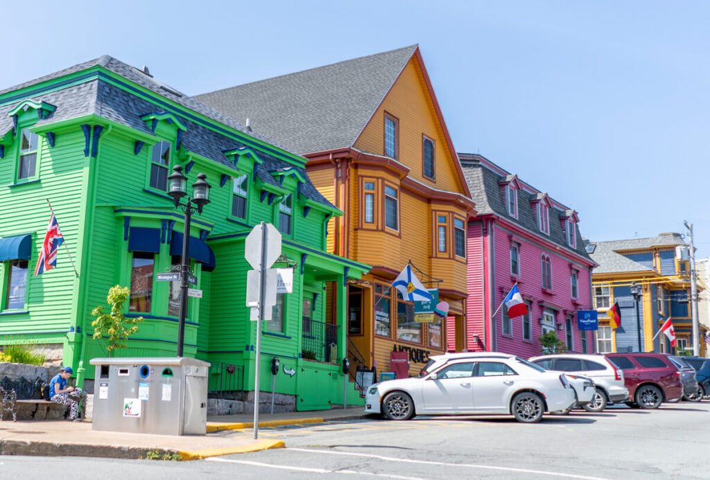 Lunenburg Sehenswürdigkeiten bunte Häuser Nova Scotia