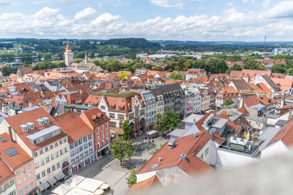 Aussicht Blaserturm Ravensburg