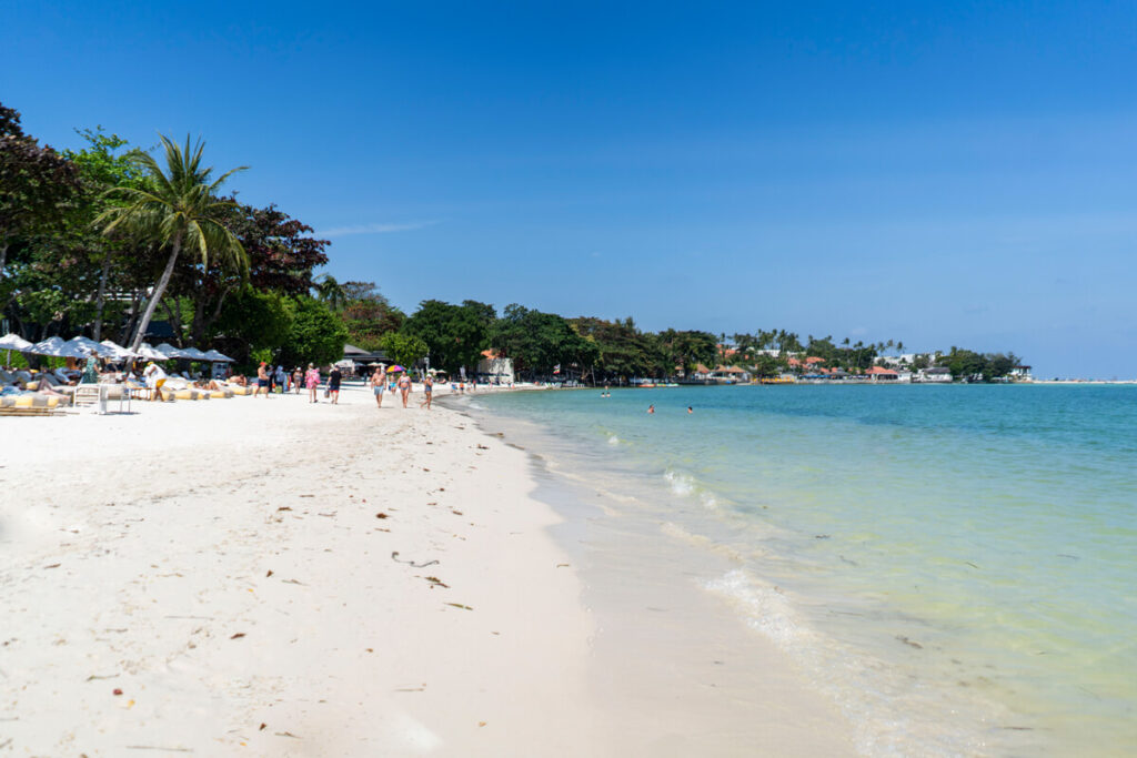 Am nördlichen Teil vom Chaweng Beach Chaweng Beach