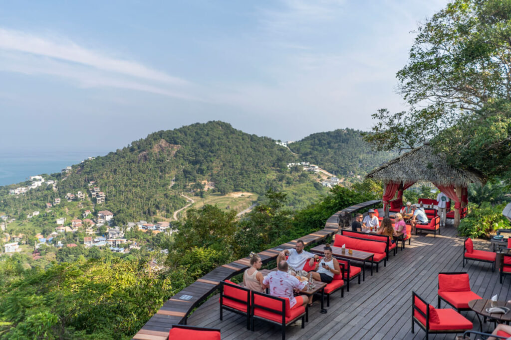 Aussicht vom Jungle Club auf Koh Samui Jungle Club Koh Samui