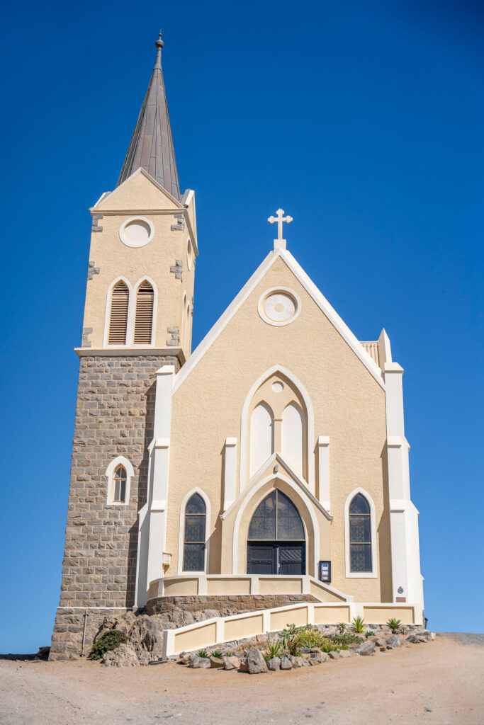 Lüderitz Sehenwürdigkeiten – Felsenkirche Felsenkirche Lüderitz