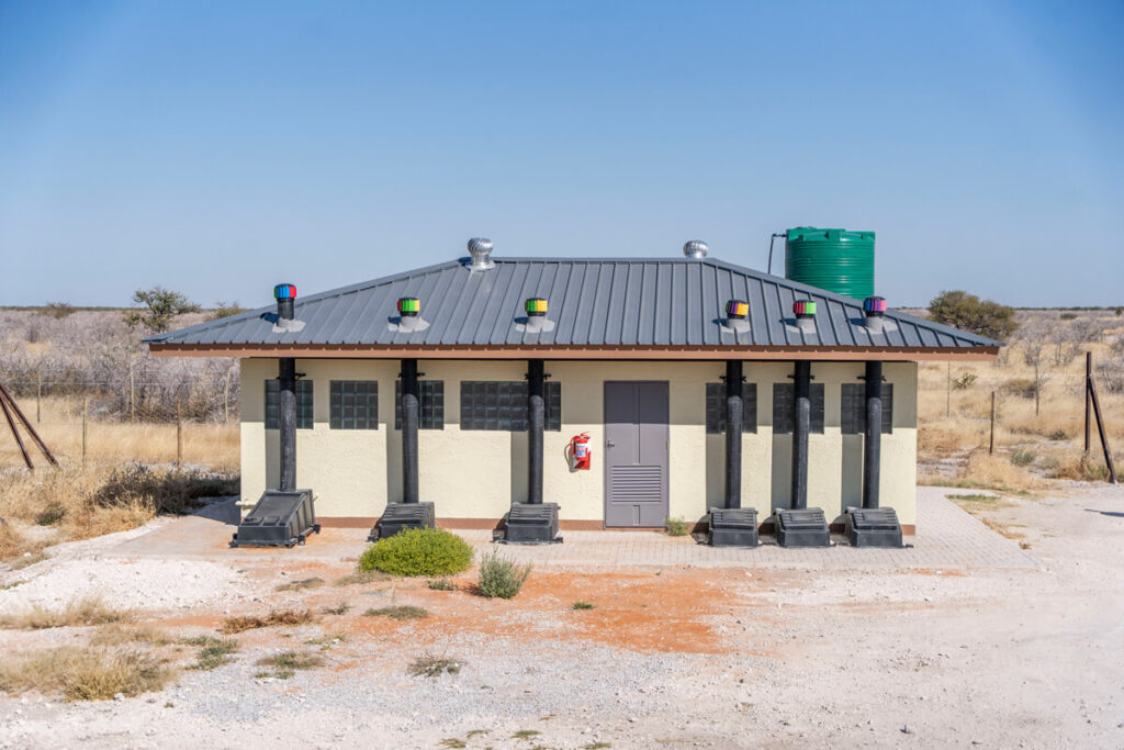 Toilette Etosha Park