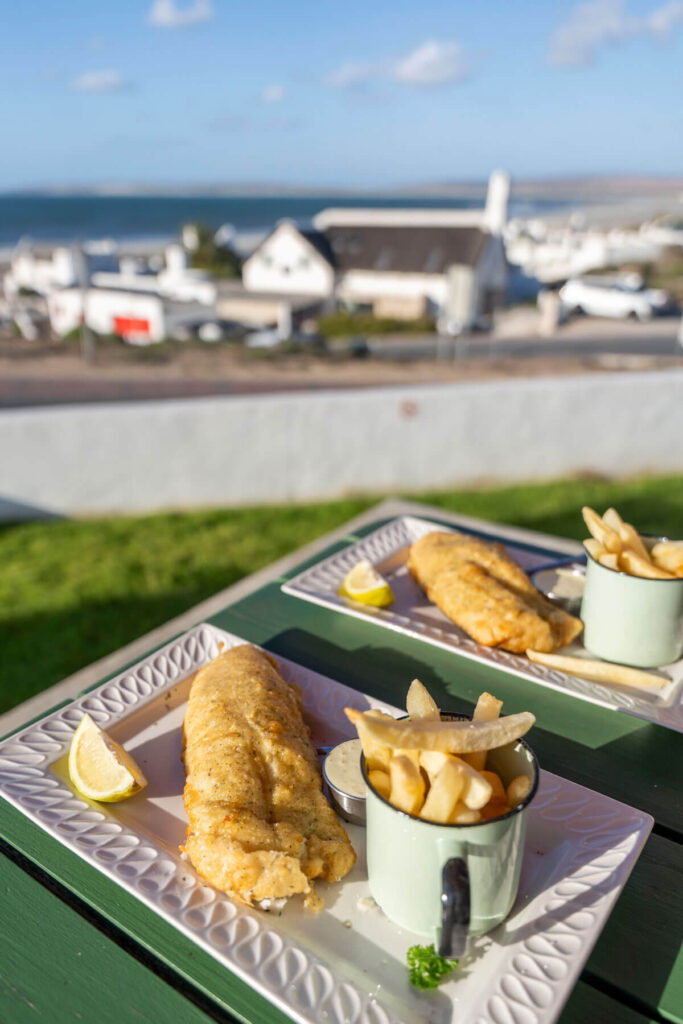 Fish & Chips bei Blikkie Pizzeria Paternoster