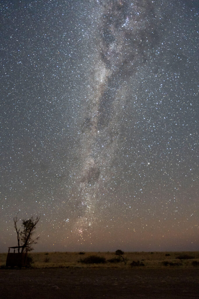 Nachthimmel Camping Namibia