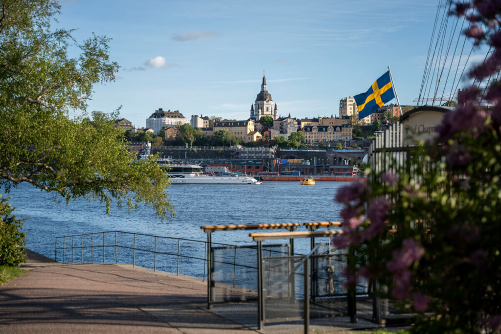 Toller Blick nach Södermalm Blick von Skeppsholmen