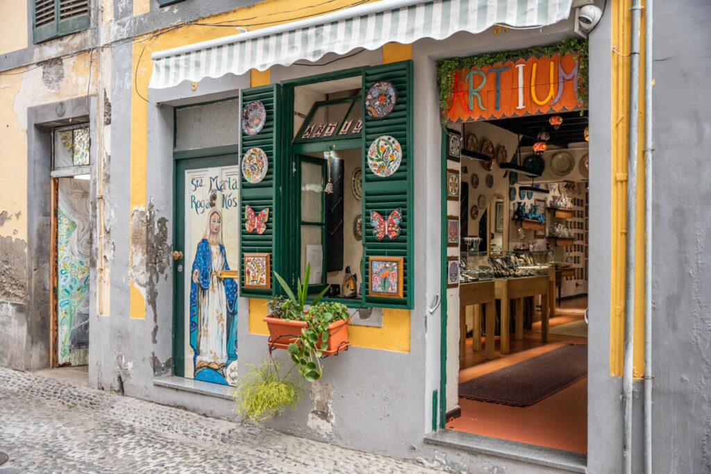 Funchal Altstadt Rua de Santa Maria