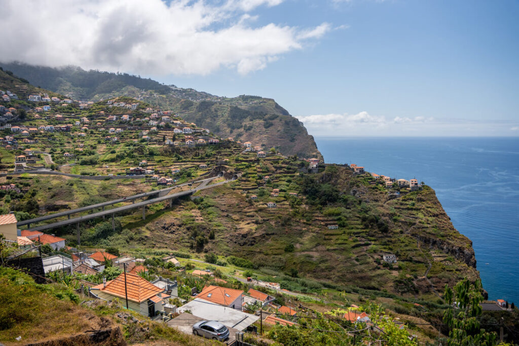 Autofahren Madeira Schnellstraßen Tunnel