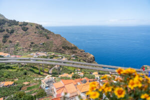 Schnellstrasse Madeira Mietwagen Autofahren