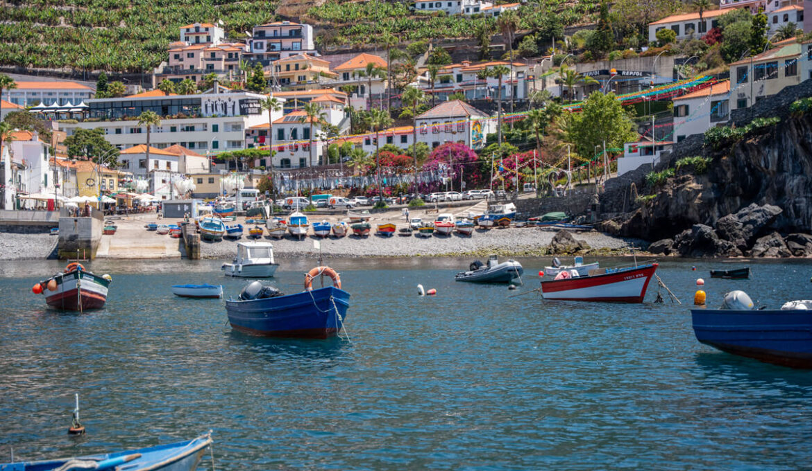 Fischerdorf Câmara de Lobos Madeira