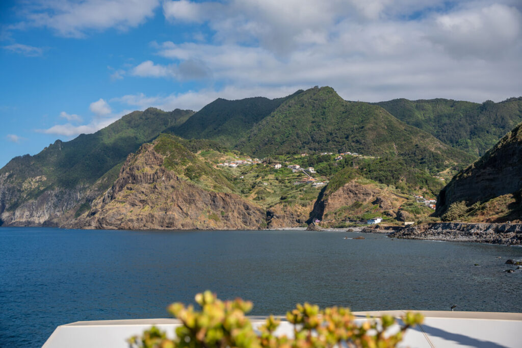 Die Küste von Porto da Cruz Madeira Porto da Cruz Küste