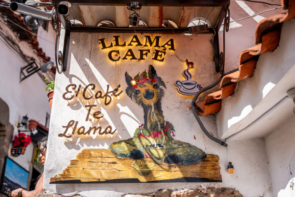 Cafe in Cusco