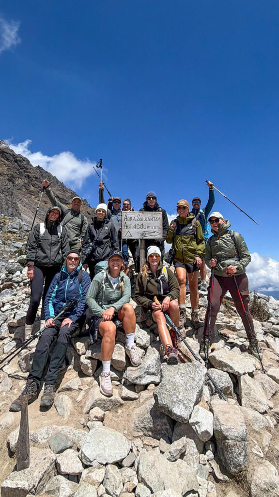 Auf dem Salkantay-Pass auf über 4.600 Meter Salkantay Pass Peru