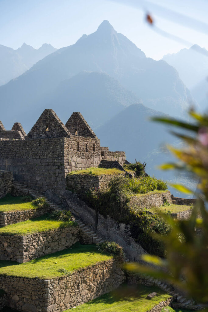Inkastadt machu Picchu in Peru Machu Picchu