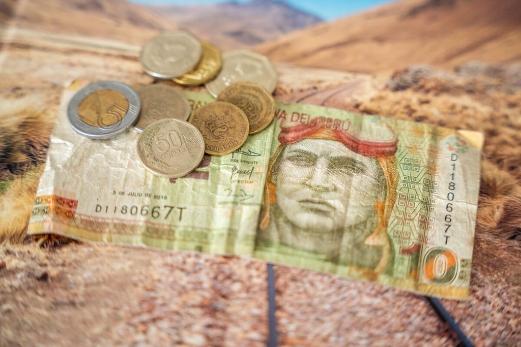 Währung Peru Soles Geldschein