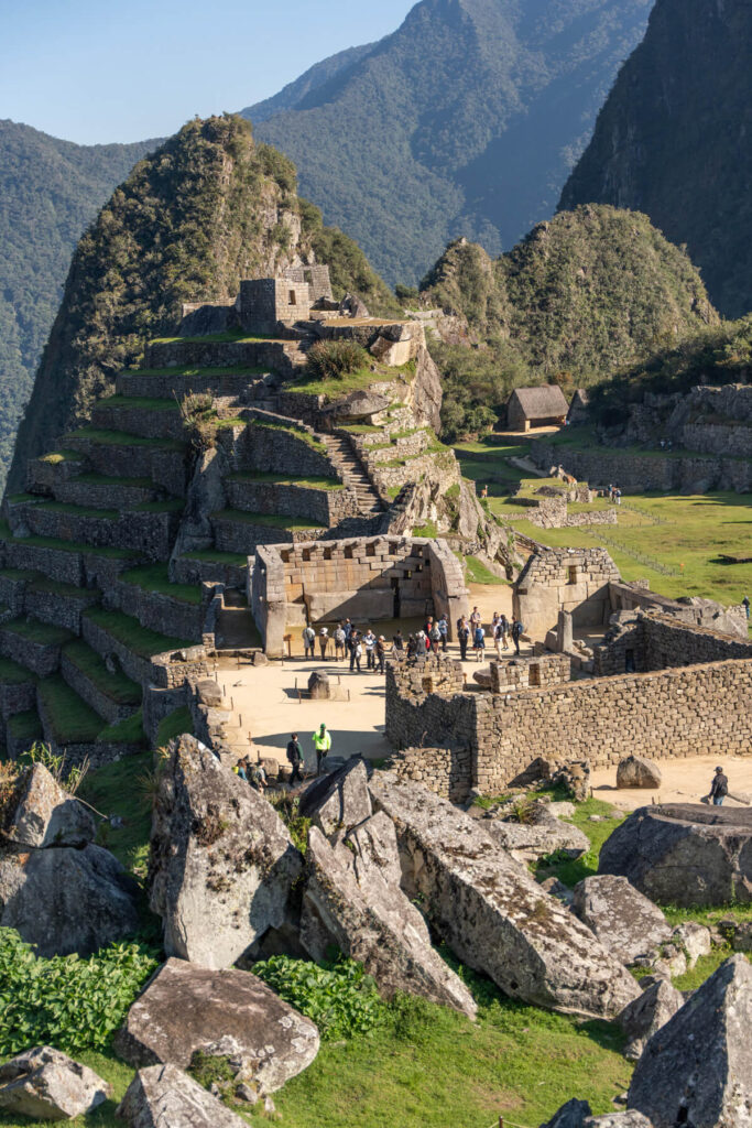 Inkastadt machu Picchu in Peru Machu Picchu