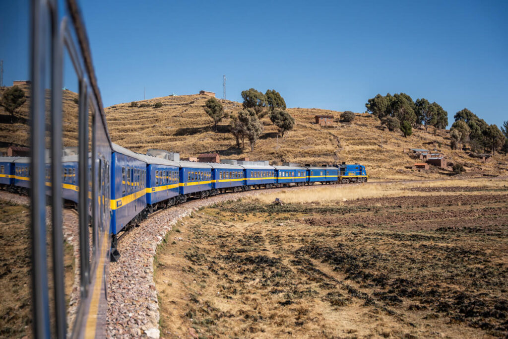 Zugfahrt Puno nach Cusco Peru