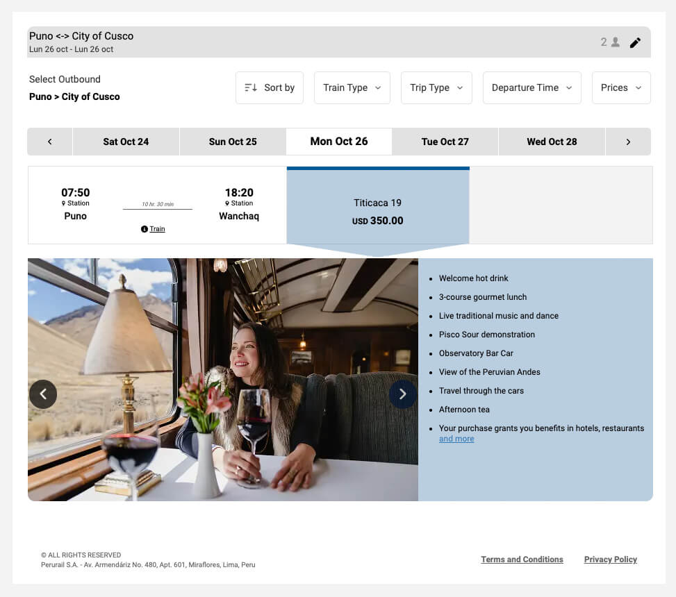 PeruRail Tickets buchen