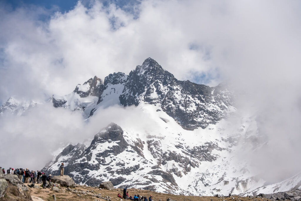 Salkantay Trek – Angekommen am Salkantay Pass auf über 4.600 Metern Salkantay Pass Peru