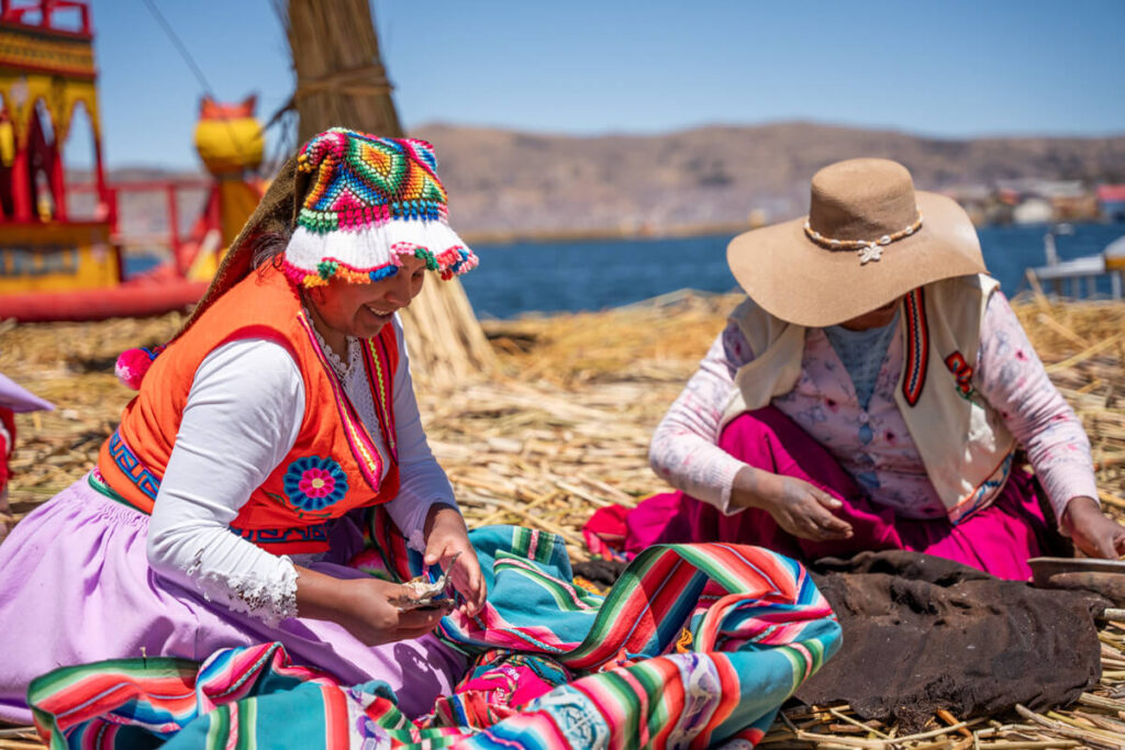 Titicacasee Uros Inseln